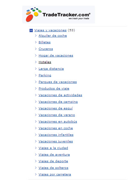 programas de afiliados de viajes tradetracker