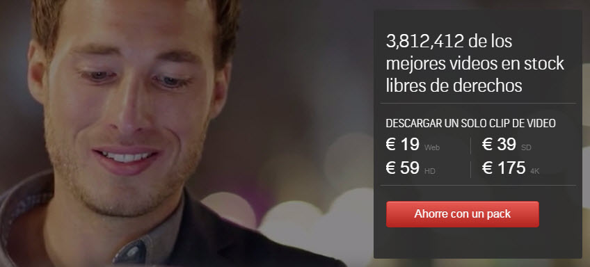 shutterstock precios videos