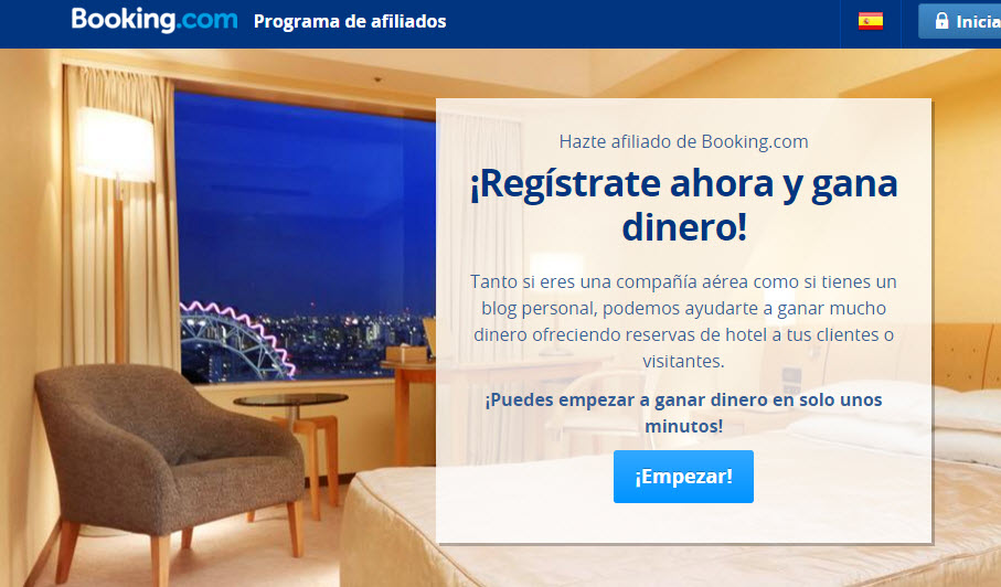 afiliacion directa booking