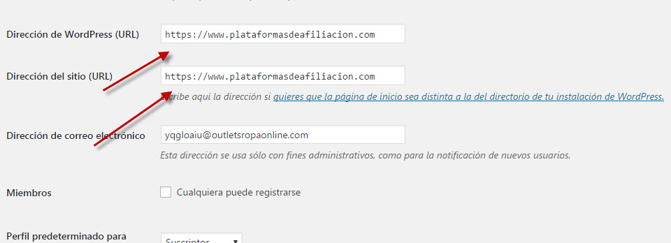 cambiar wordpress a https