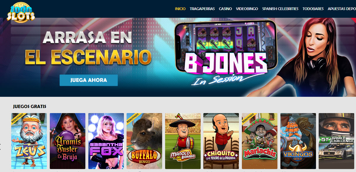 Todoslots 5 euros gratis