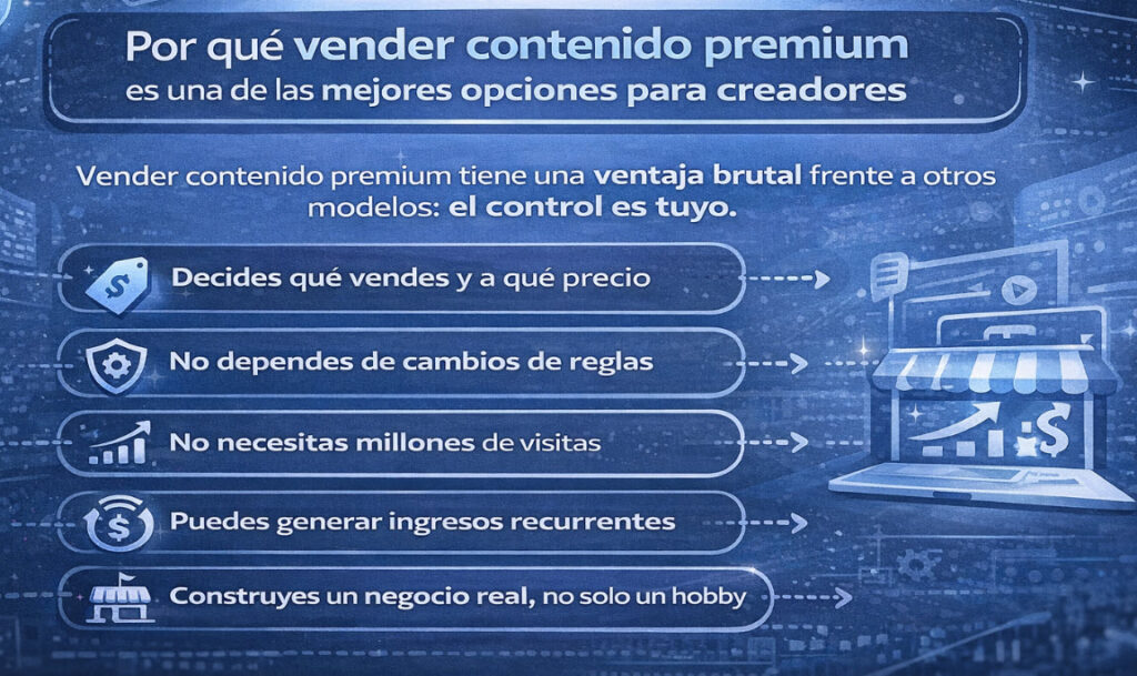 por que vender contenido premium