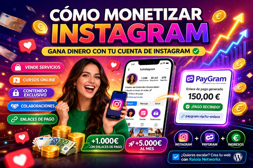 cómo monetizar Instagram